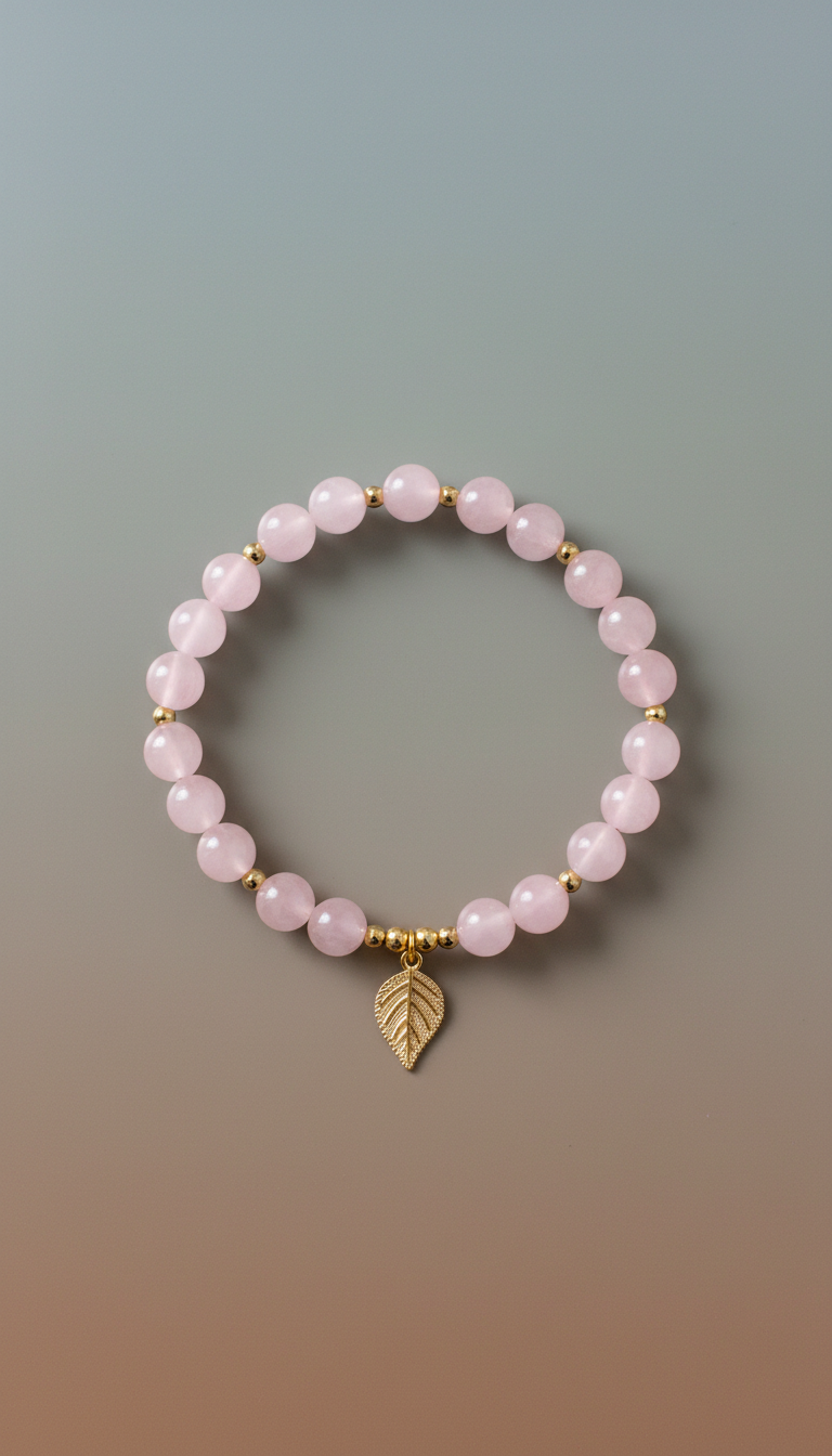 Rose Quartz Custom Bracelet